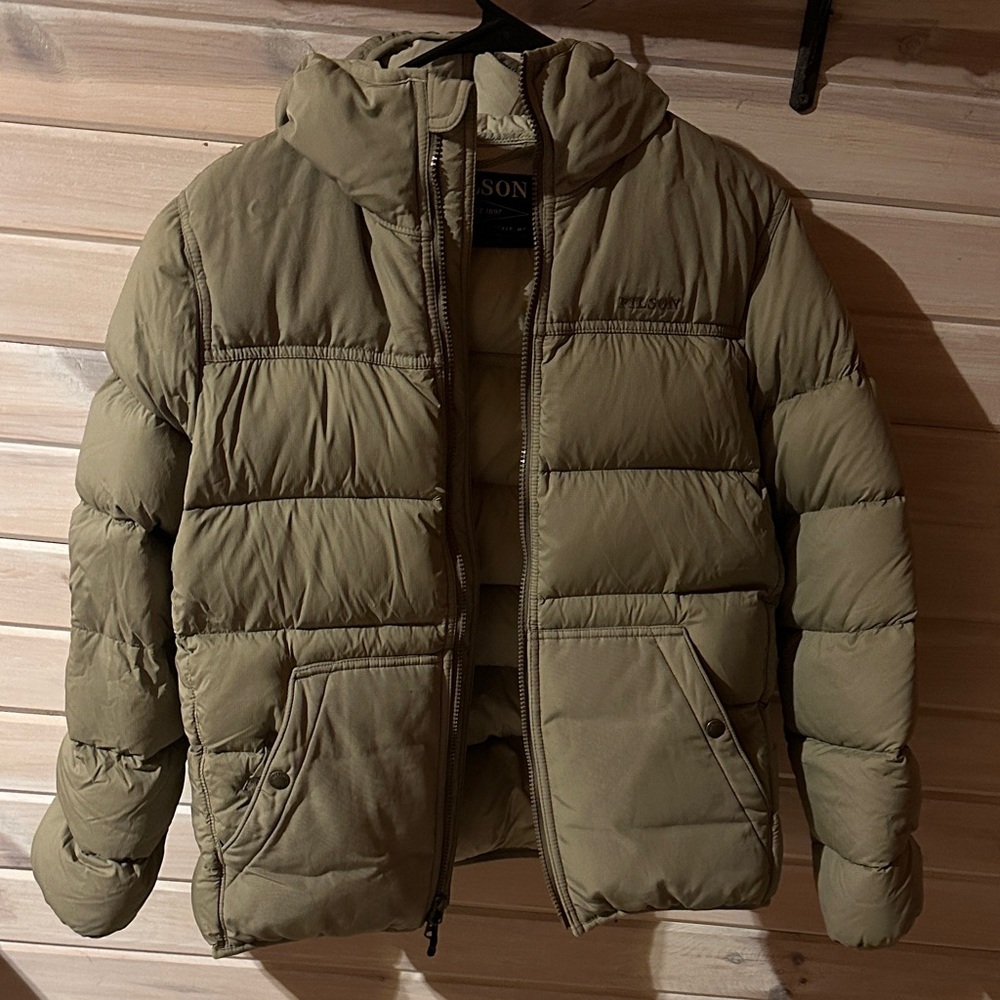 Filson Olive Puffer Jacket